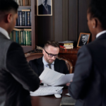 Nanda & Associate Lawyers Canada - A Civil litigation lawyer reviewing property documents