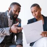 Nanda & Associate Lawyers Canada - Client discussing his will with the lawyer