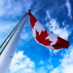 Nanda & Associate Lawyers Canada - Closeup of the Canadian flag on a pole