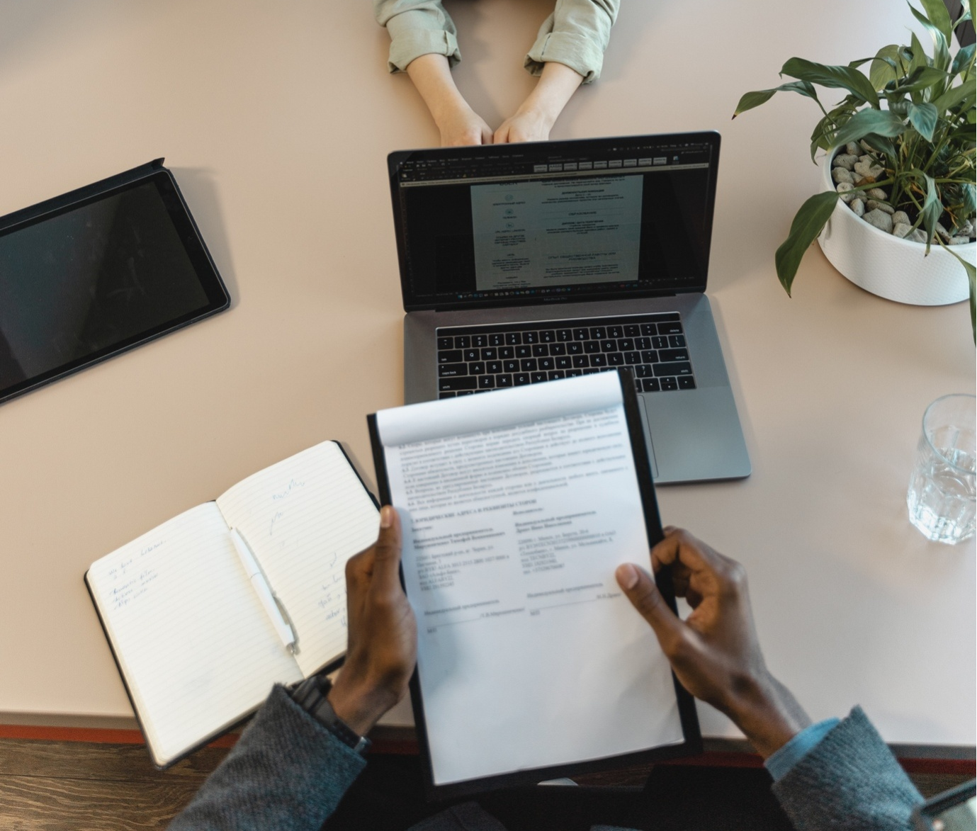 Nanda & Associate Lawyers Canada - A man looking at a CV