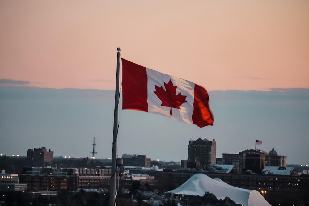 Nanda & Associate Lawyers Canada - the Canadian flag on a rooftop
