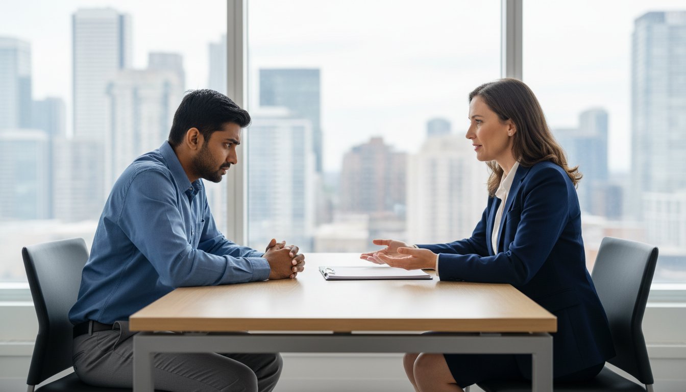 Family lawyer advising parent on child relocation rights in Mississauga