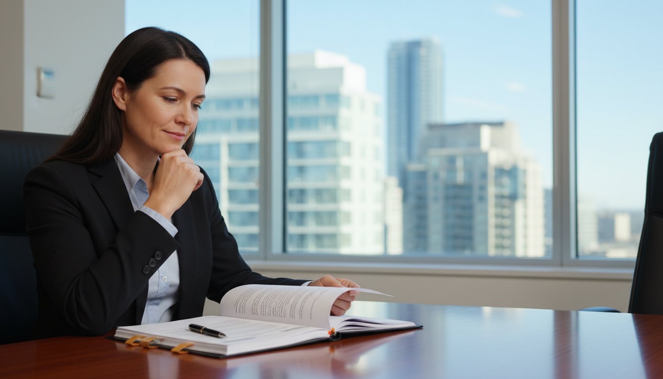 Divorce lawyer in Port Credit Mississauga advising client about separation