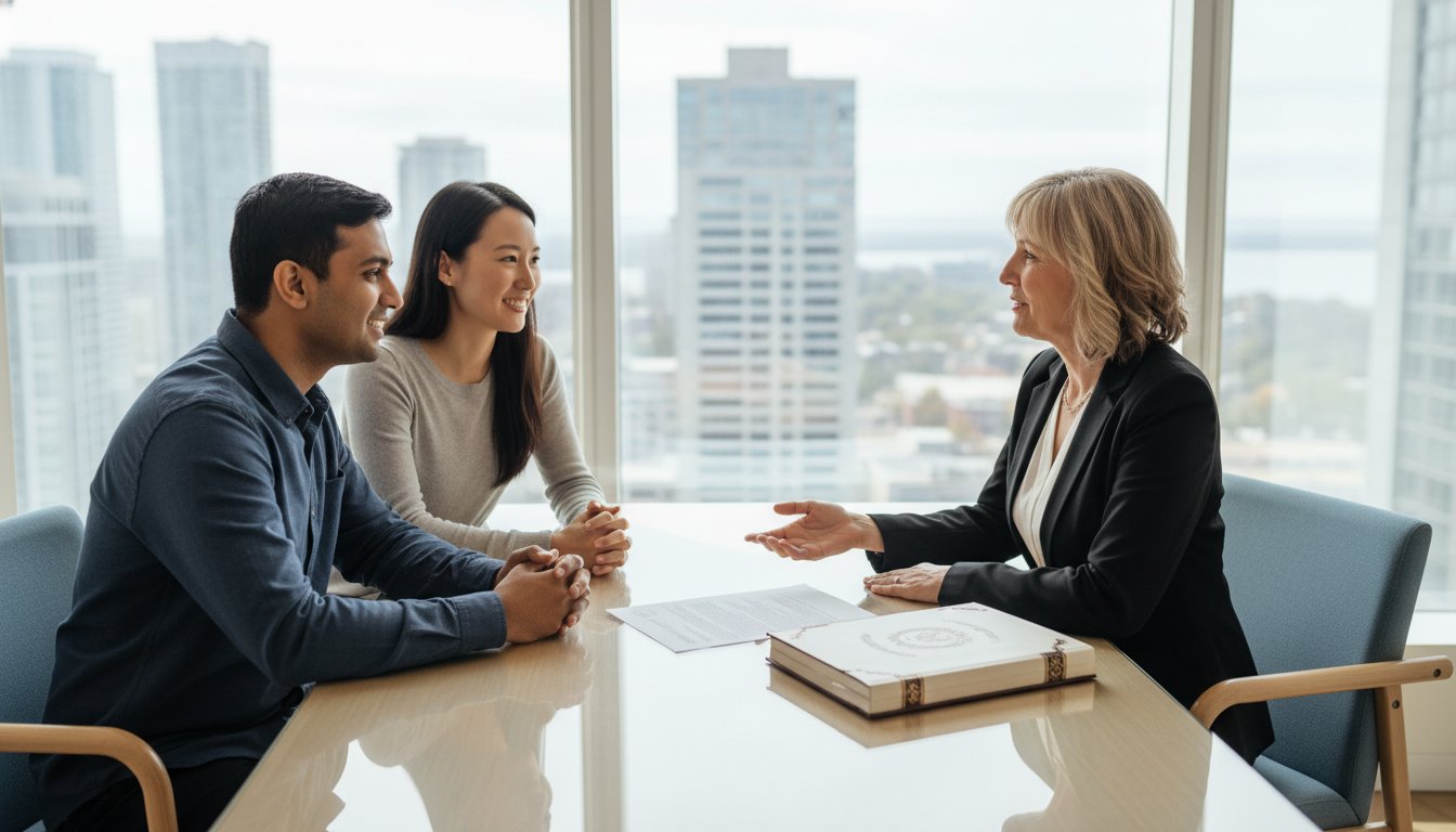 Lawyer preparing foreign divorce opinion letter in Mississauga