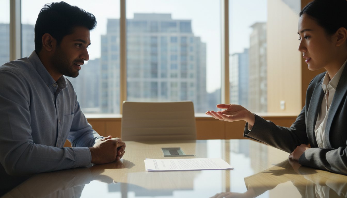 Immigration lawyer reviewing procedural fairness letter in Mississauga