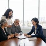 Lawyer advising family on power of attorney in Mississauga