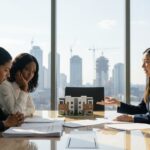 Lawyer advising homeowner about new construction builder dispute
