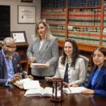 A legal service infographic for Nanda & Associate Lawyers in Mississauga, specializing in criminal defense for drug and assault charges