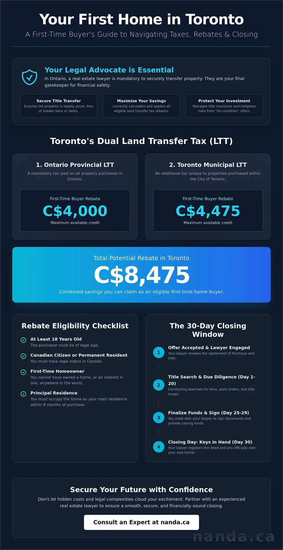 First Time Home Buyer Lawyer Toronto: Navigating Your Purchase in 2026